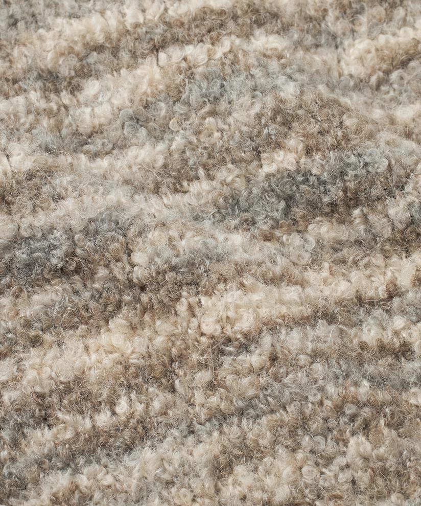 Melange-Strickpullover mit Rundhalsausschnitt, L. Grey mel.