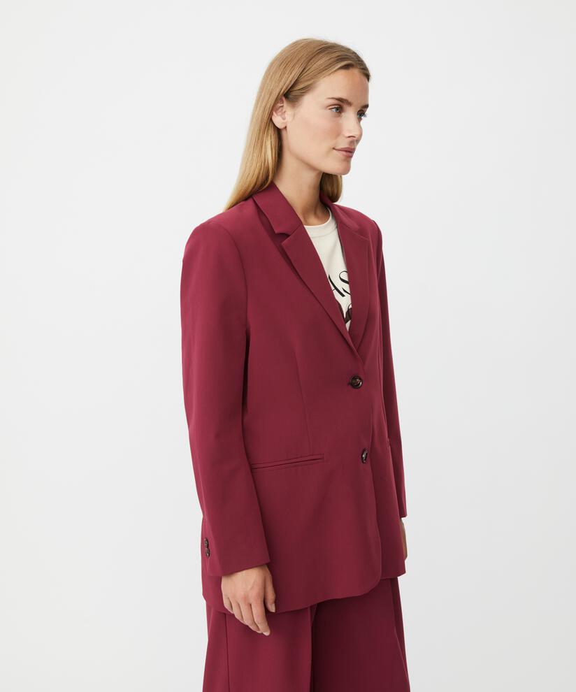 Blazer Mit Revers Und Knöpfen, Tawny Port