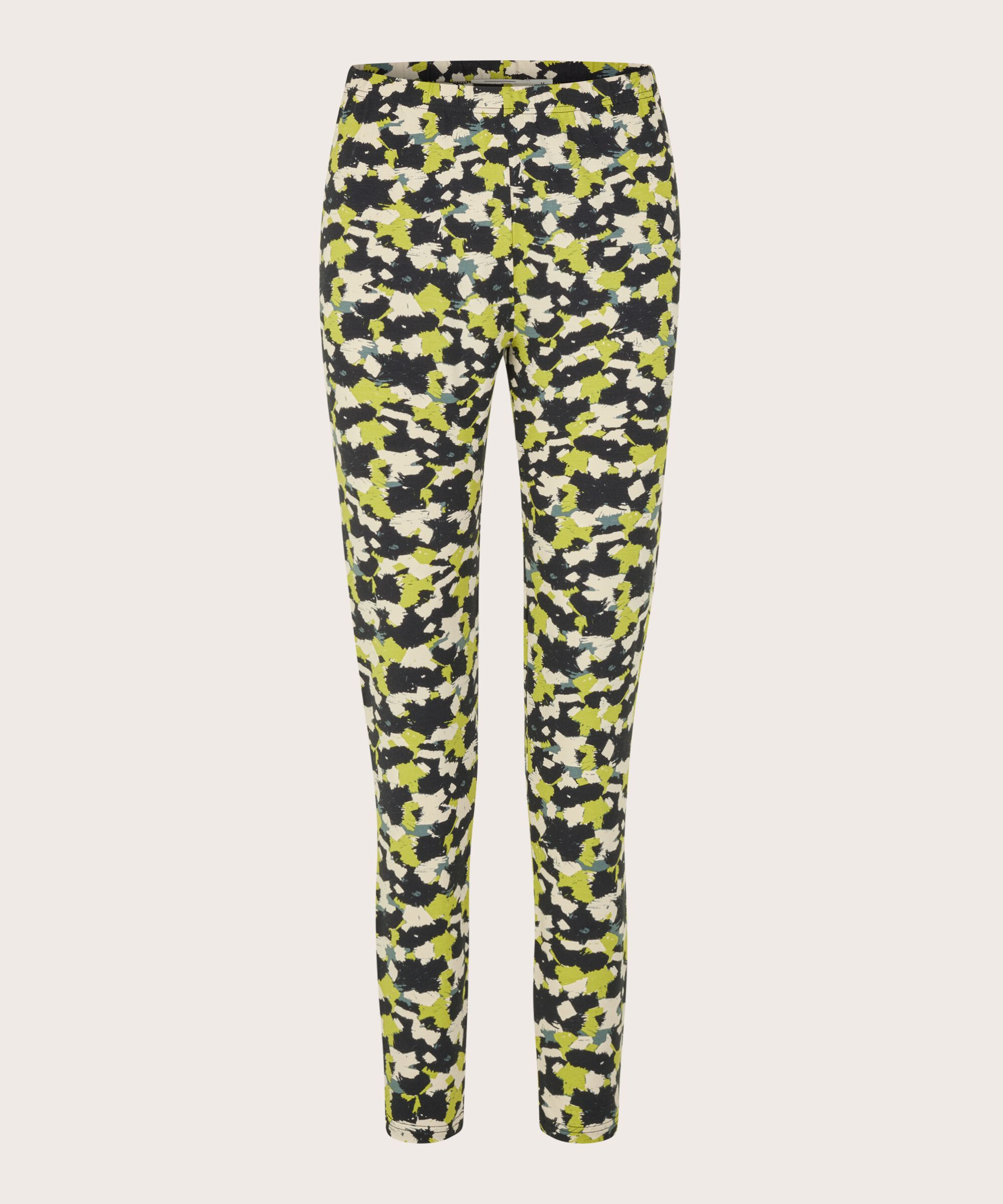 Weich gemusterte Jersey-Leggings, Oasis