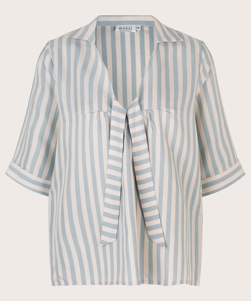 DONATA BLUSE, Blue Surf