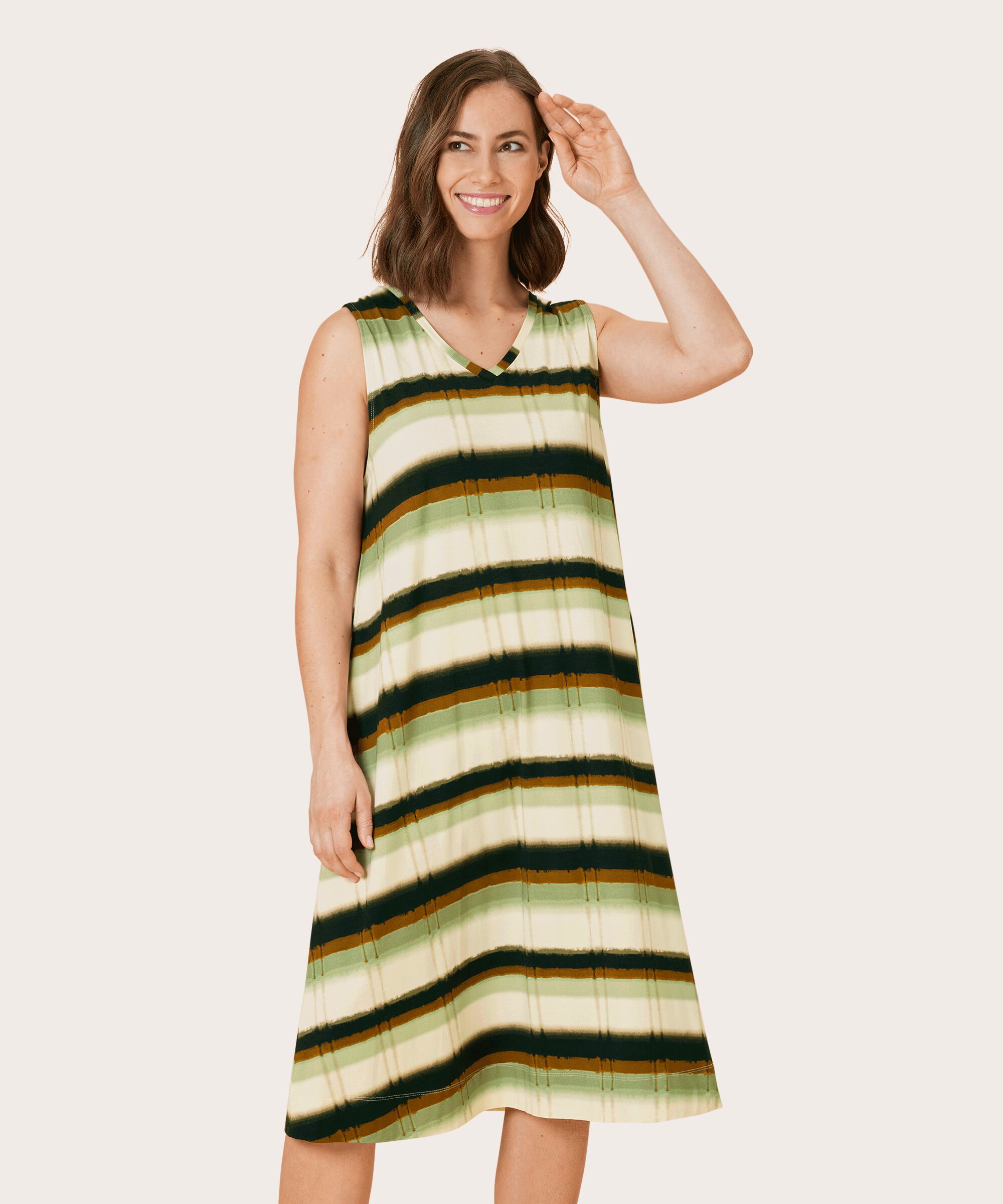 OFINA JERSEY KLEID, Desert sage