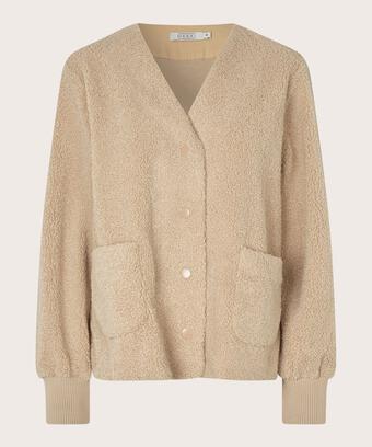 Kurze Jacke Aus Teddyfleece, Fog