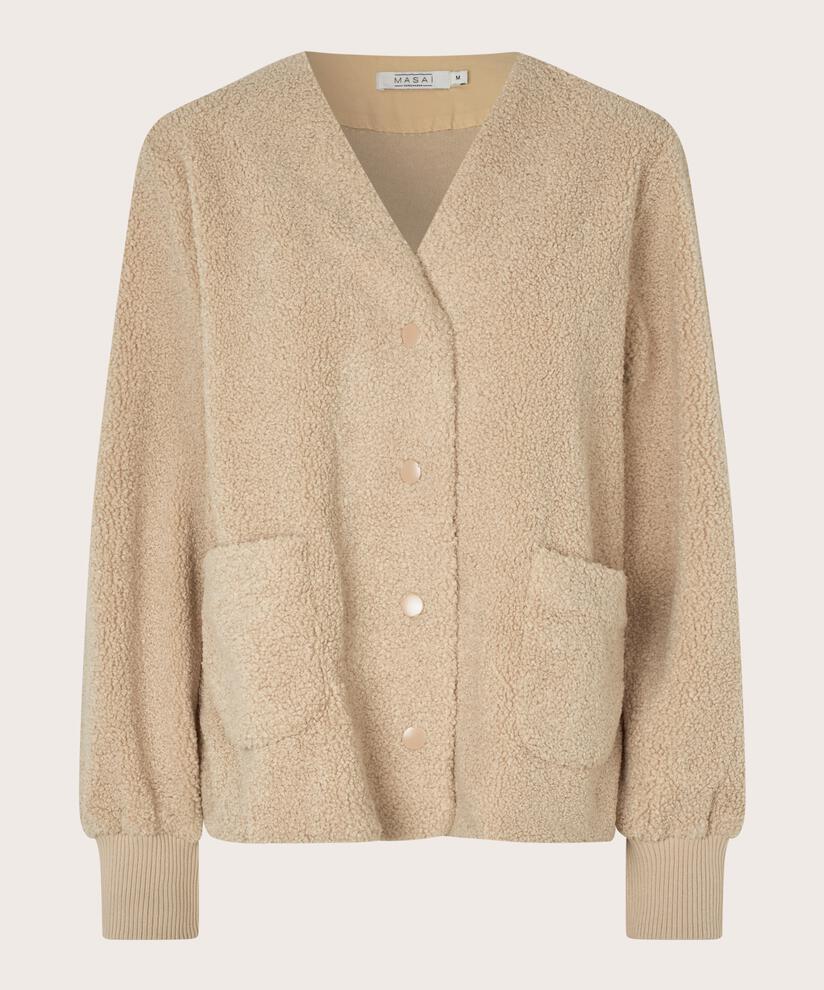 Kurze Jacke Aus Teddyfleece, Fog