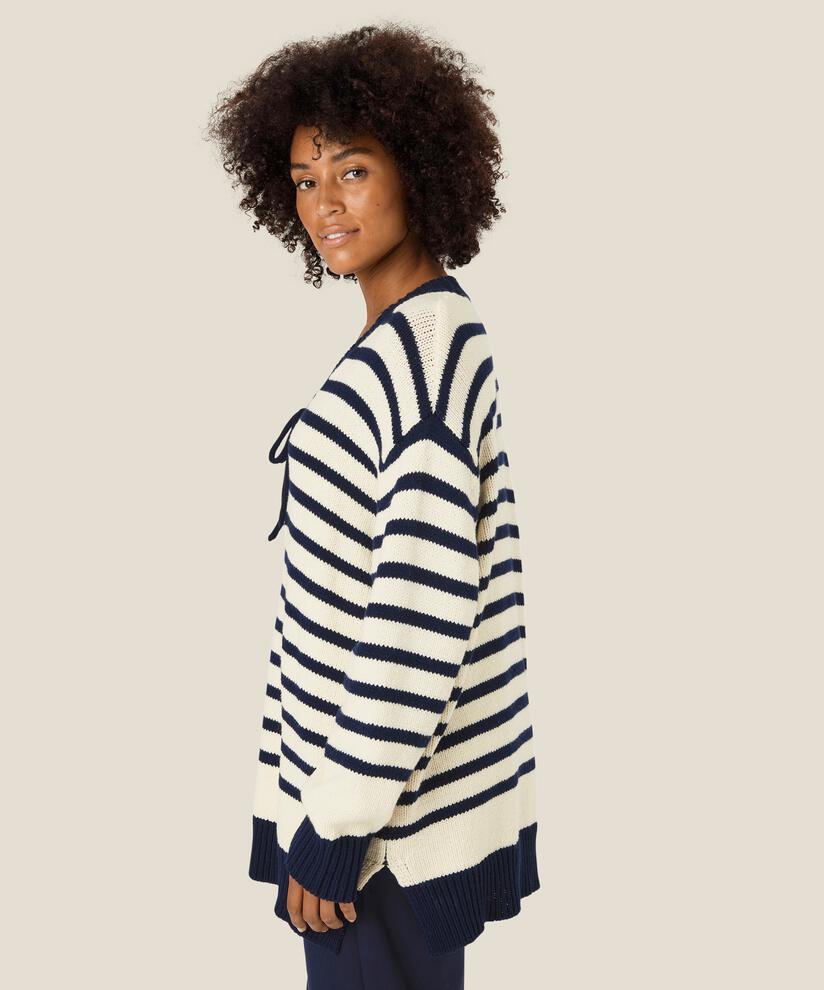 Frederikka Pullover, Whc/Navy blz
