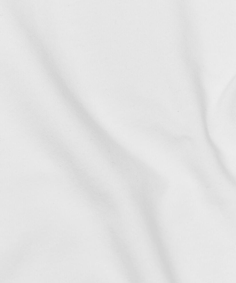 taillierte Jerseybluse mit Stretch, White