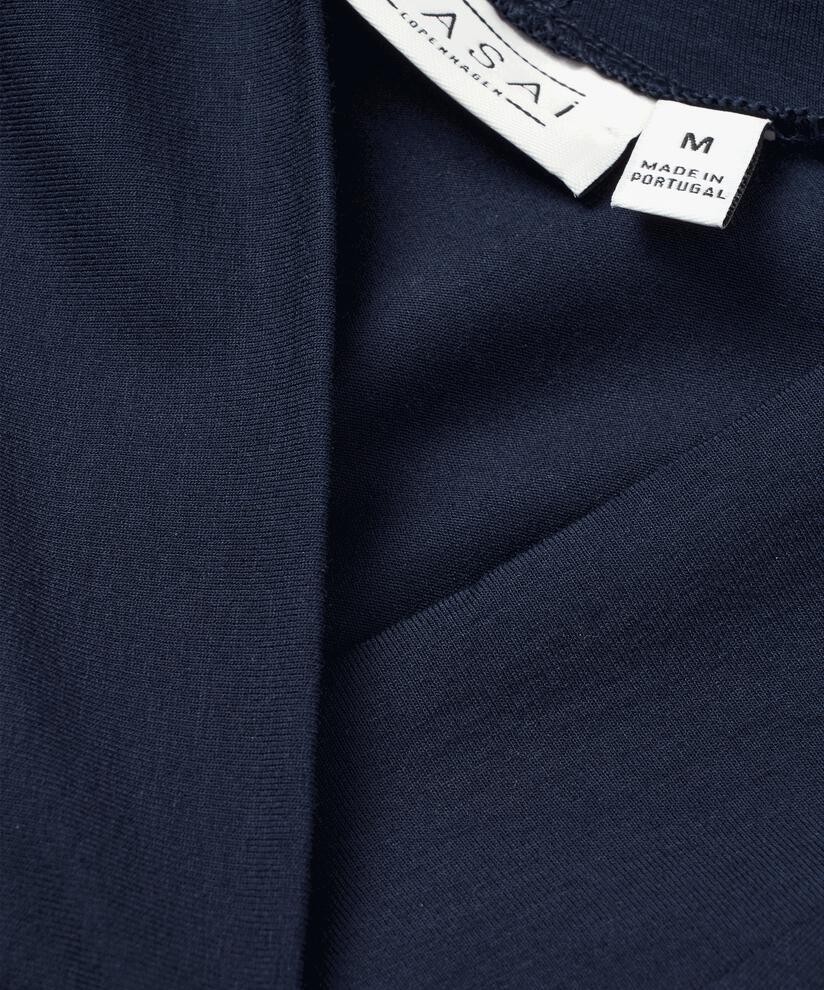Jersey-tunika Mit 3/4-ärmeln, Navy