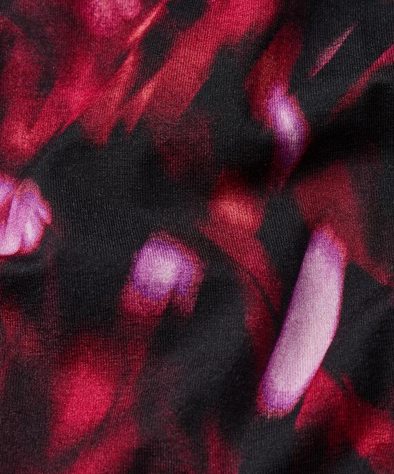 Langarm-tunika Aus Jersey Mit Eingrifftaschen, Tawny Port