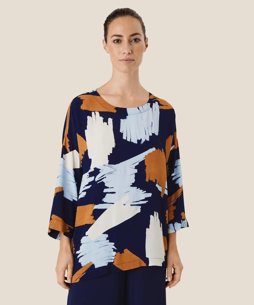 Becca Bluse, Maritime Blue