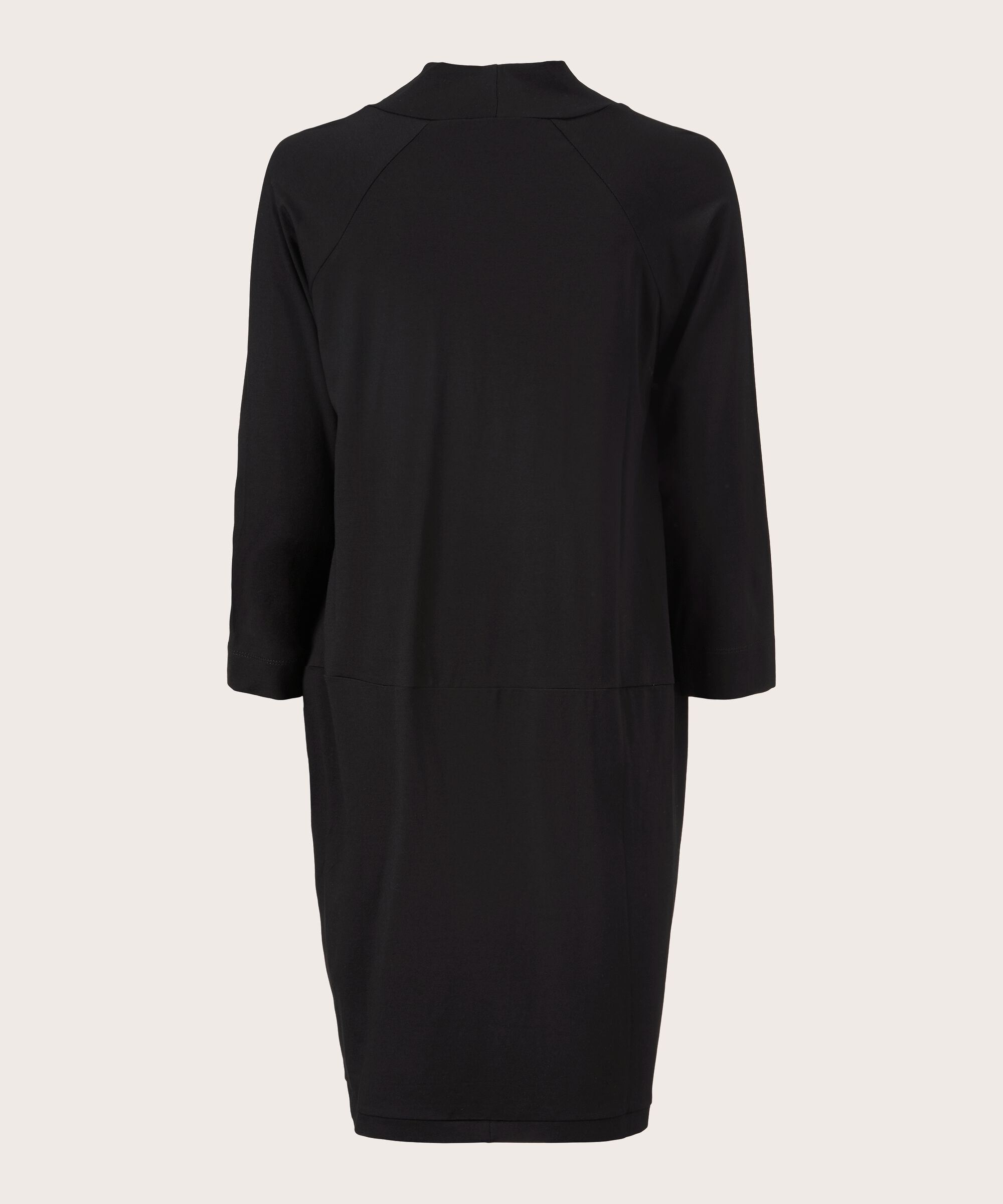 Jersey-tunika Mit 3/4-ärmeln, Black
