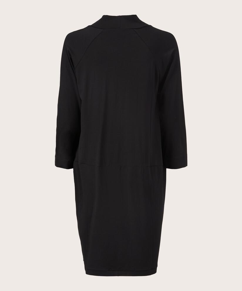 Jersey-tunika Mit 3/4-ärmeln, Black