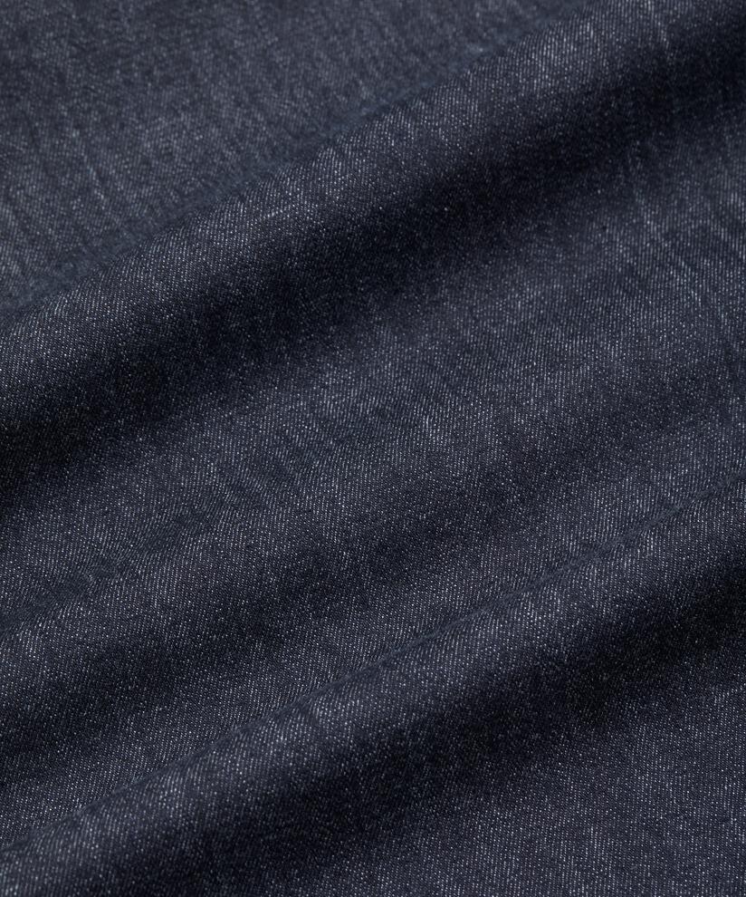 hoch taillierte Jeanshose, Dark Denim