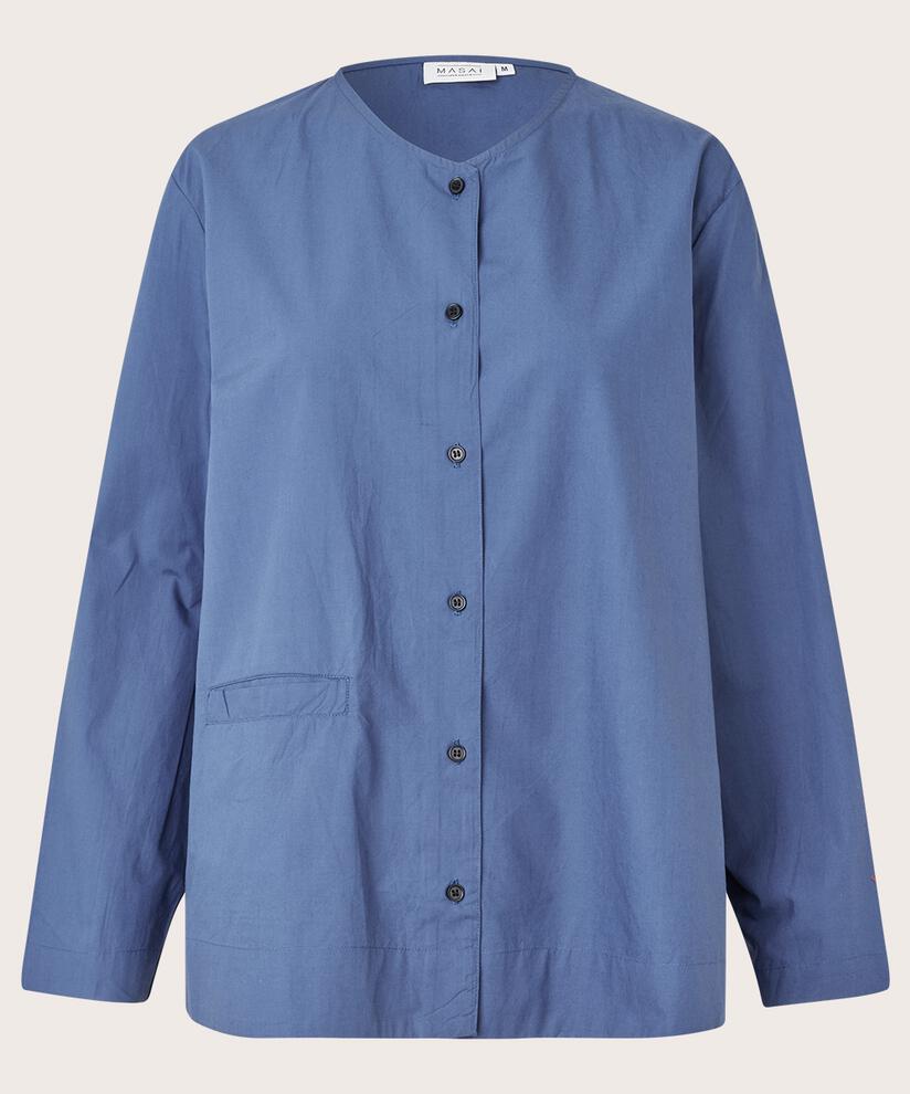 Durchgeknöpfte Hemdjacke aus Baumwolle, Sargasso Sea