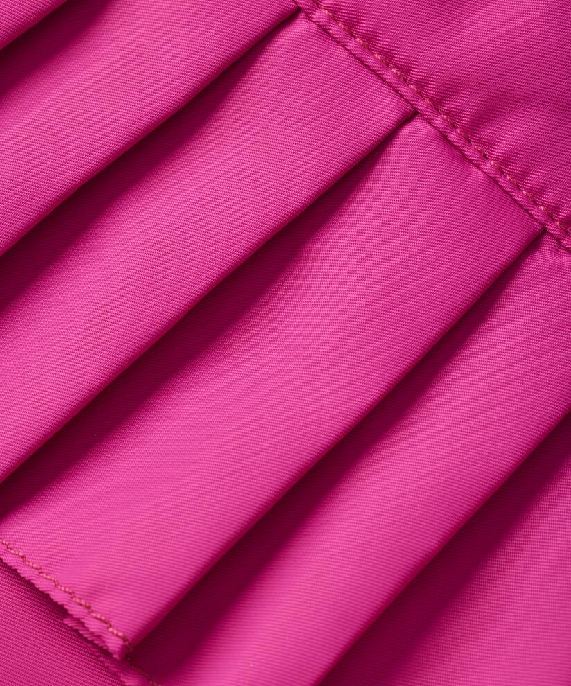 Nylontasche mit Rüschen, Fuchsia Red