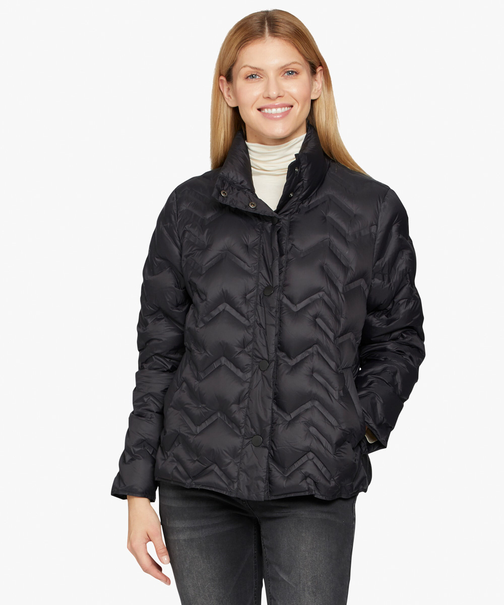 TUVA DAUNENJACKE, Black