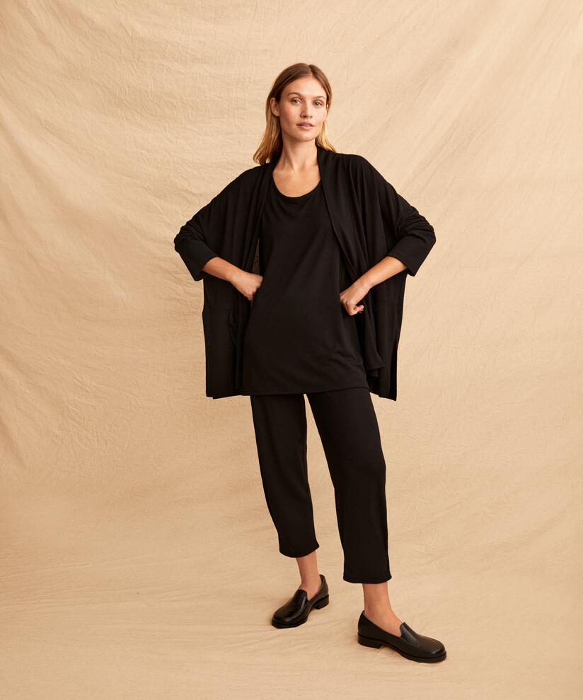 Patti JERSEY Hose, Black