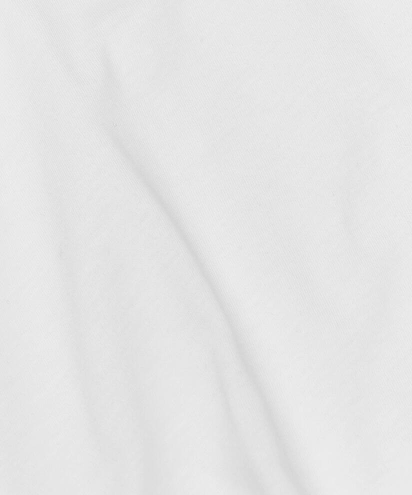 T-Shirt mit Rundhals und 1/2 Ärmeln, White