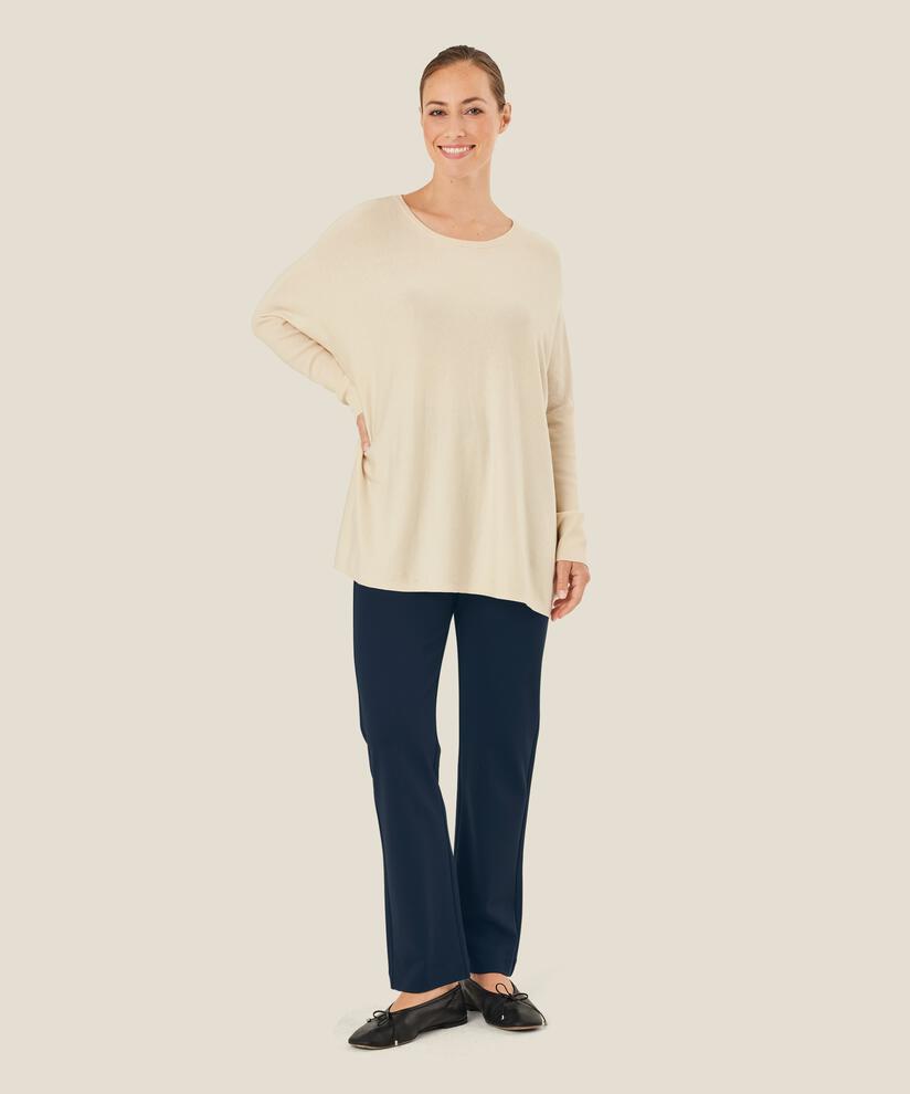 Oversize-pullover Mit Schmalen Ärmeln, Whitecap