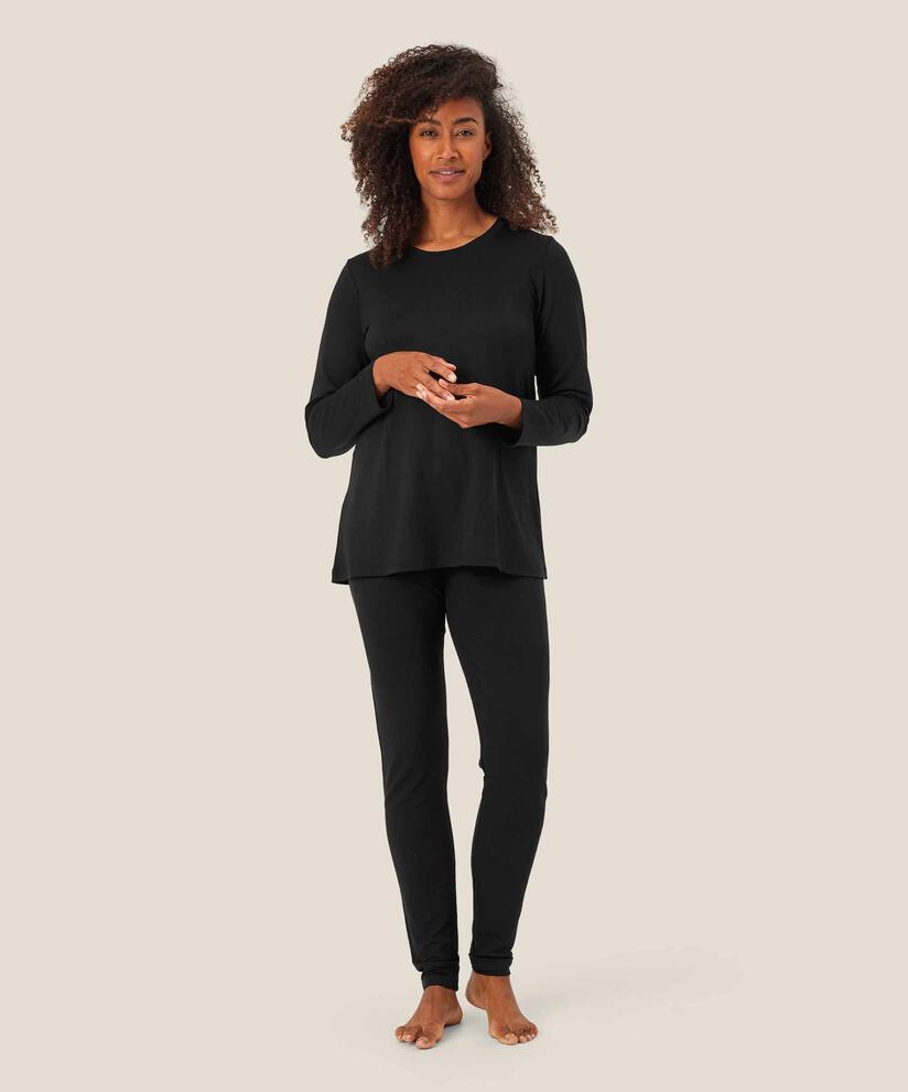 Leggings in extra weicher Jersey-Qualität, Black