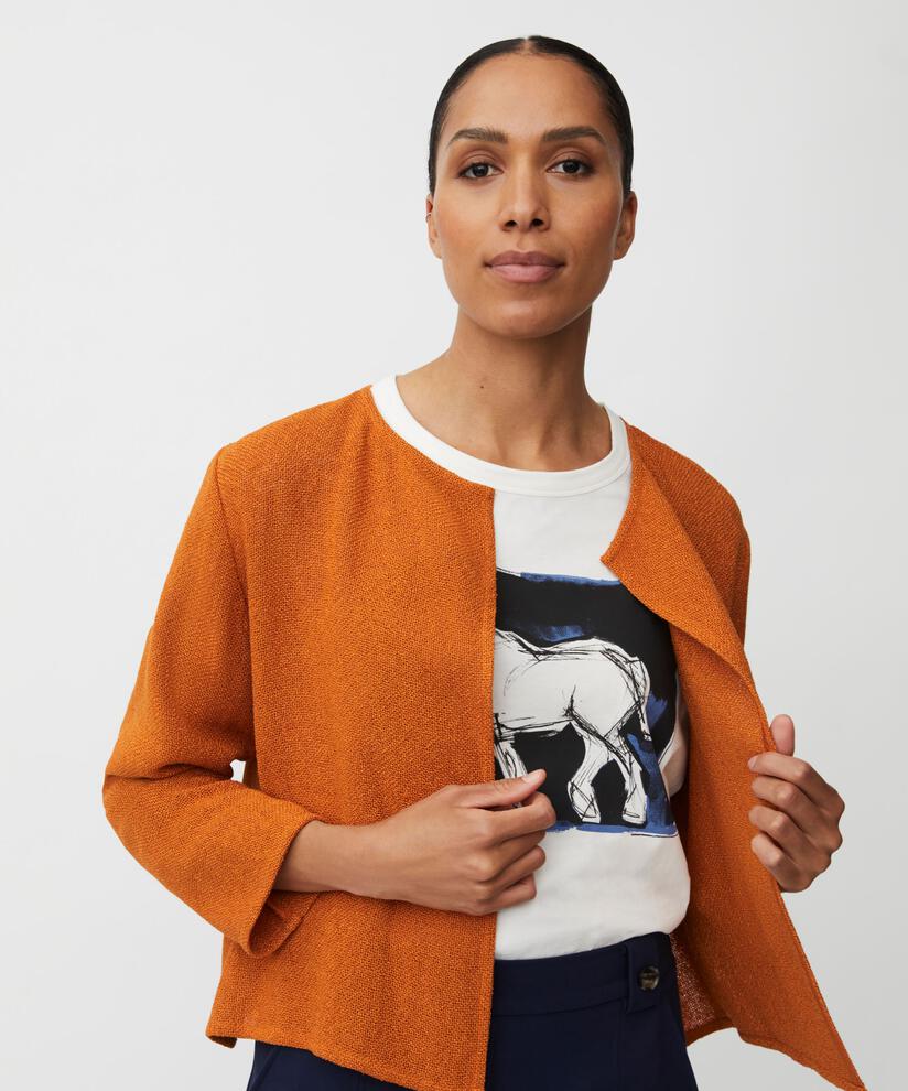 Kurze Jacke Aus Bouclé, Autumnal