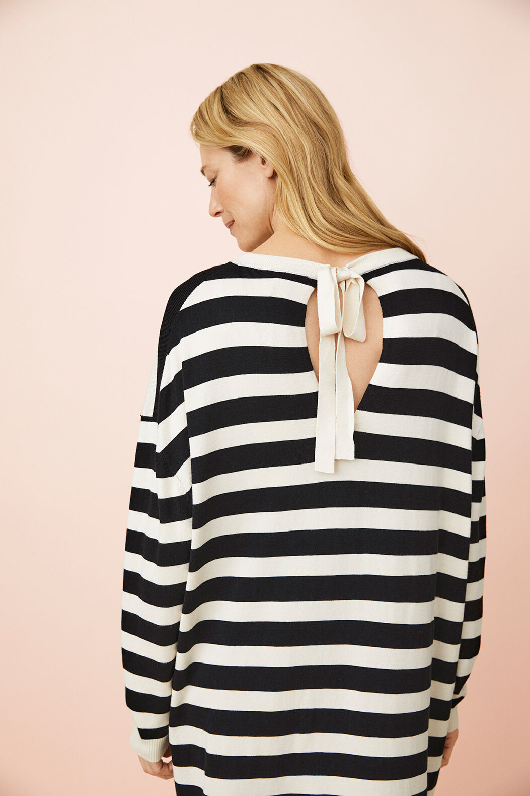 Nalba Kleid, Black/Whitec.