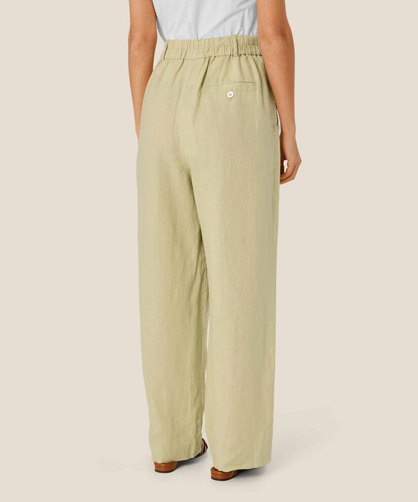 Leinenhose mit Gummizug hinten, Bog