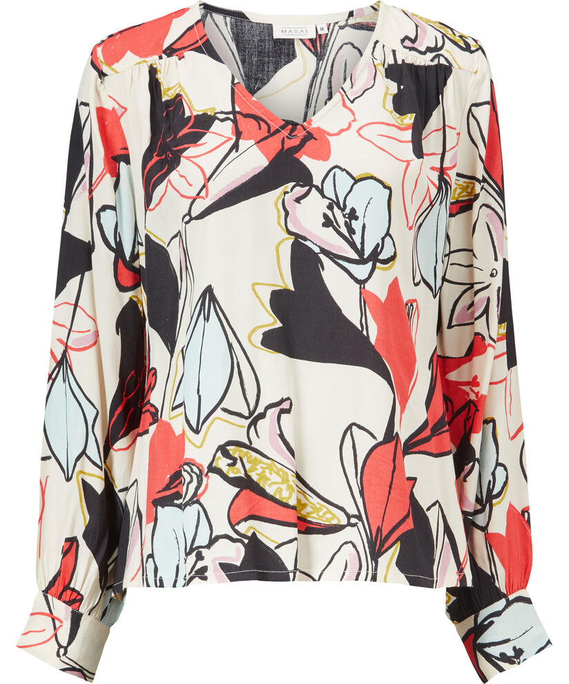 DOLORITA BLUSE, Spiced Coral