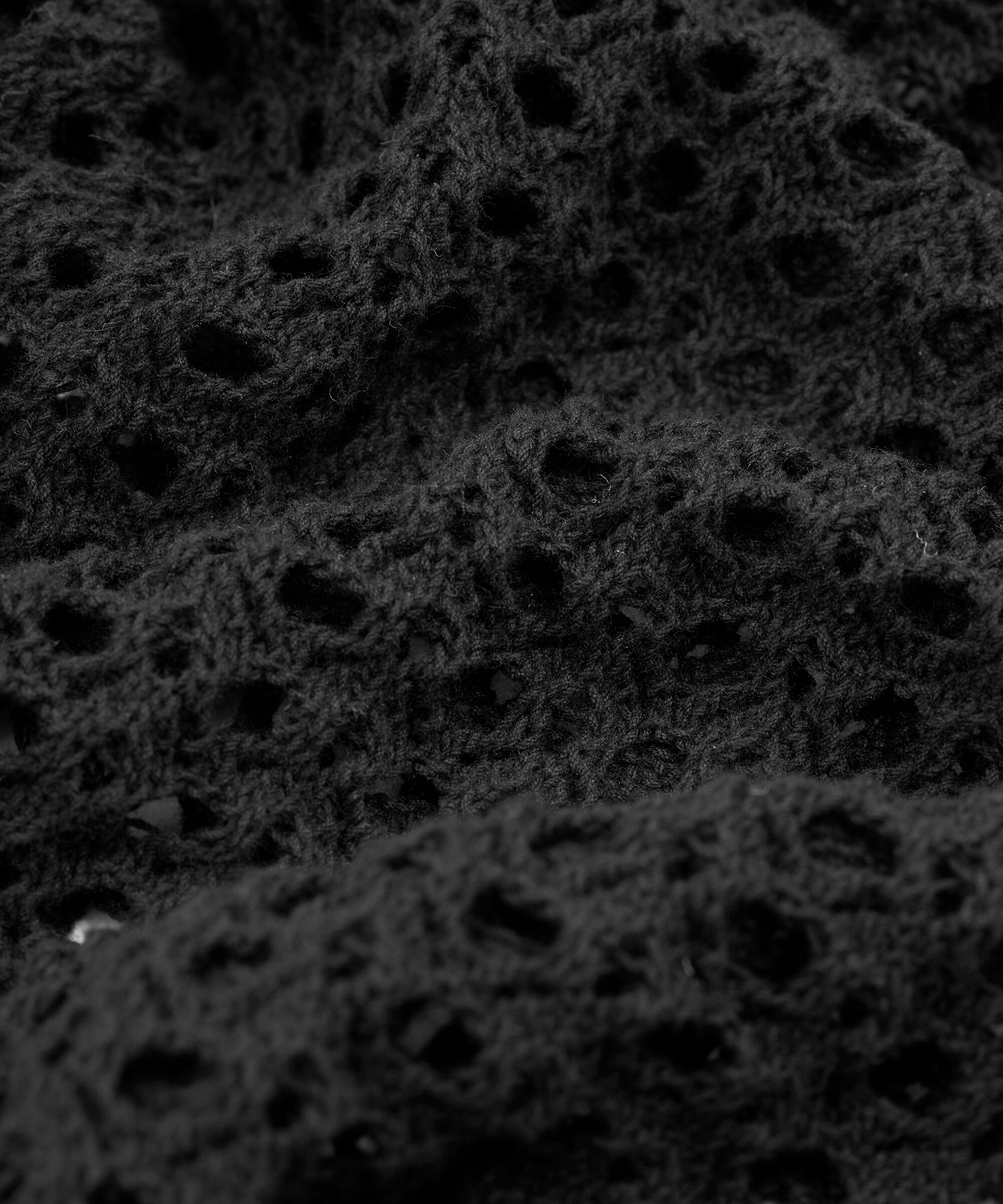 Strickkleid aus weicher Baumwolle, Black