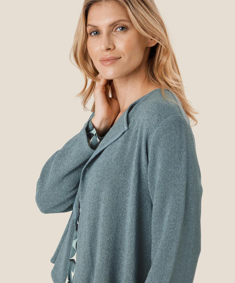 Kurze Jacke Aus Bouclé, Goblin Blue