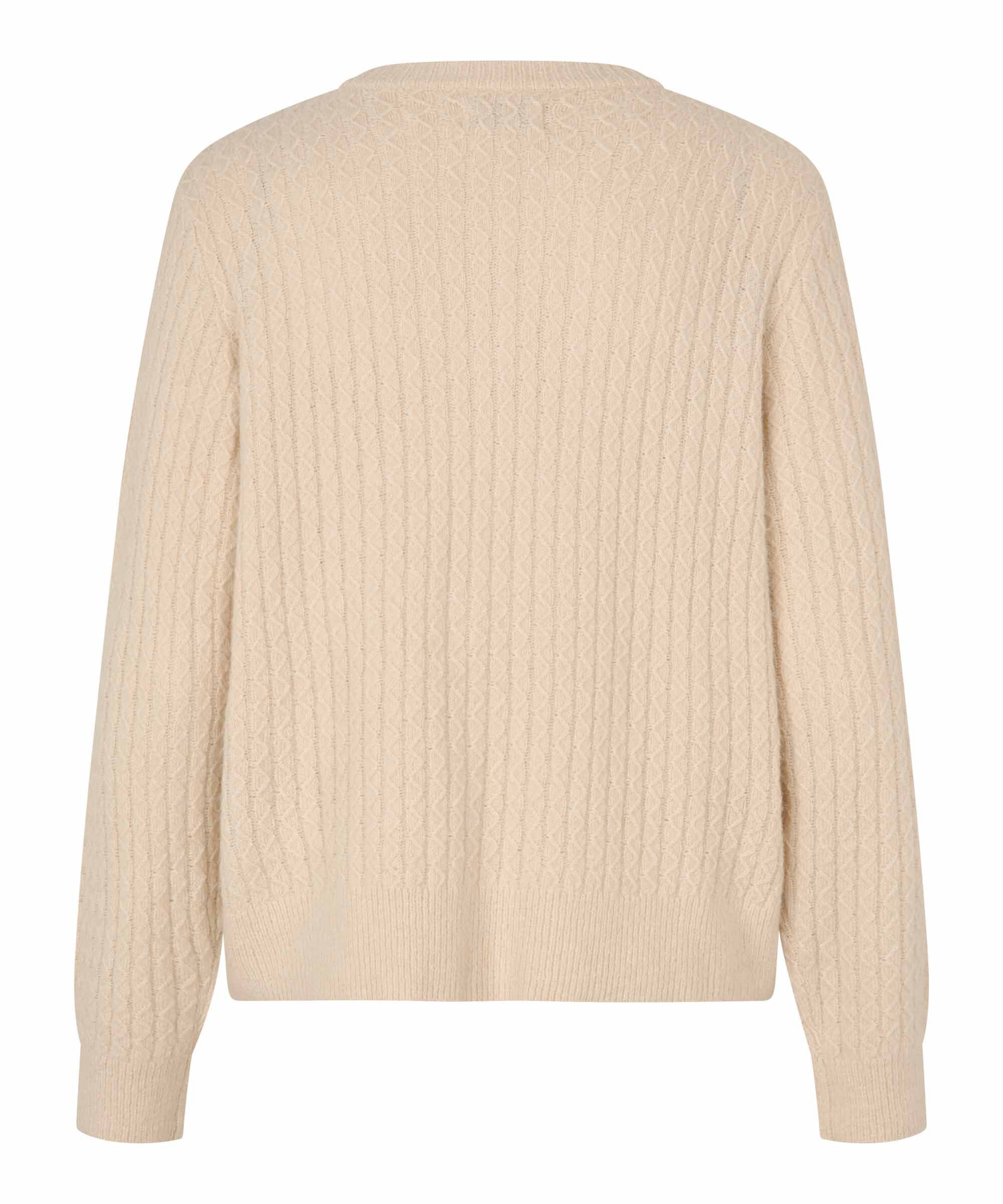 Strickjacke mit dezenter Struktur, Whitecap