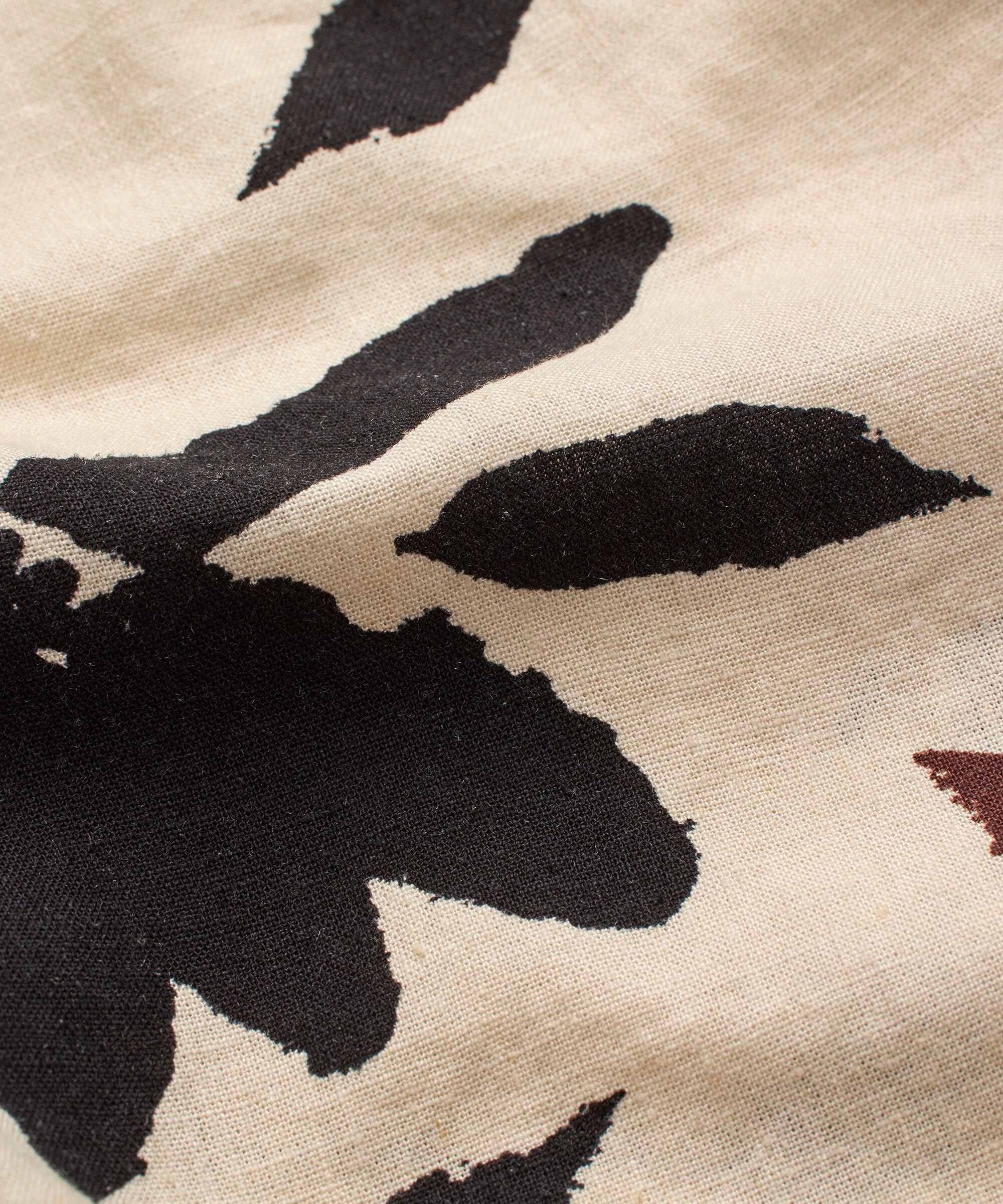 Shorts aus Leinenmischung mit Gummizug auf der Rückseite, Chestnut