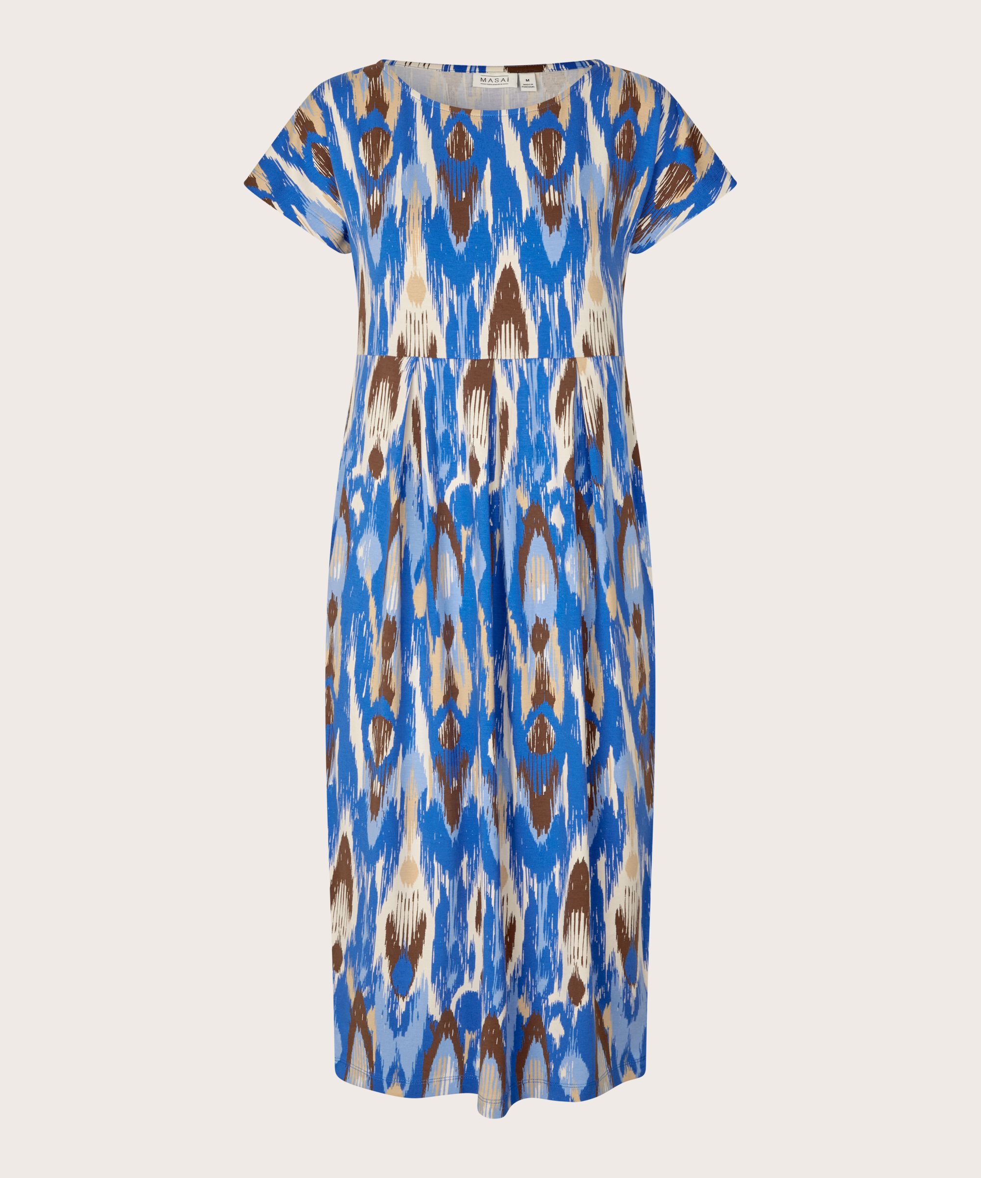 Tulpenkleid Mit Eingrifftaschen, Nebulas Blue