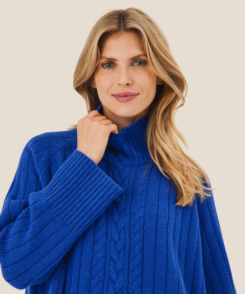 Rollkragenpullover aus Wollmischung, Surf the web
