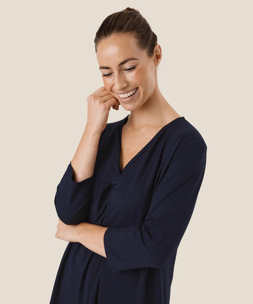 Nibi JERSEY Kleid, Navy, hi-res
