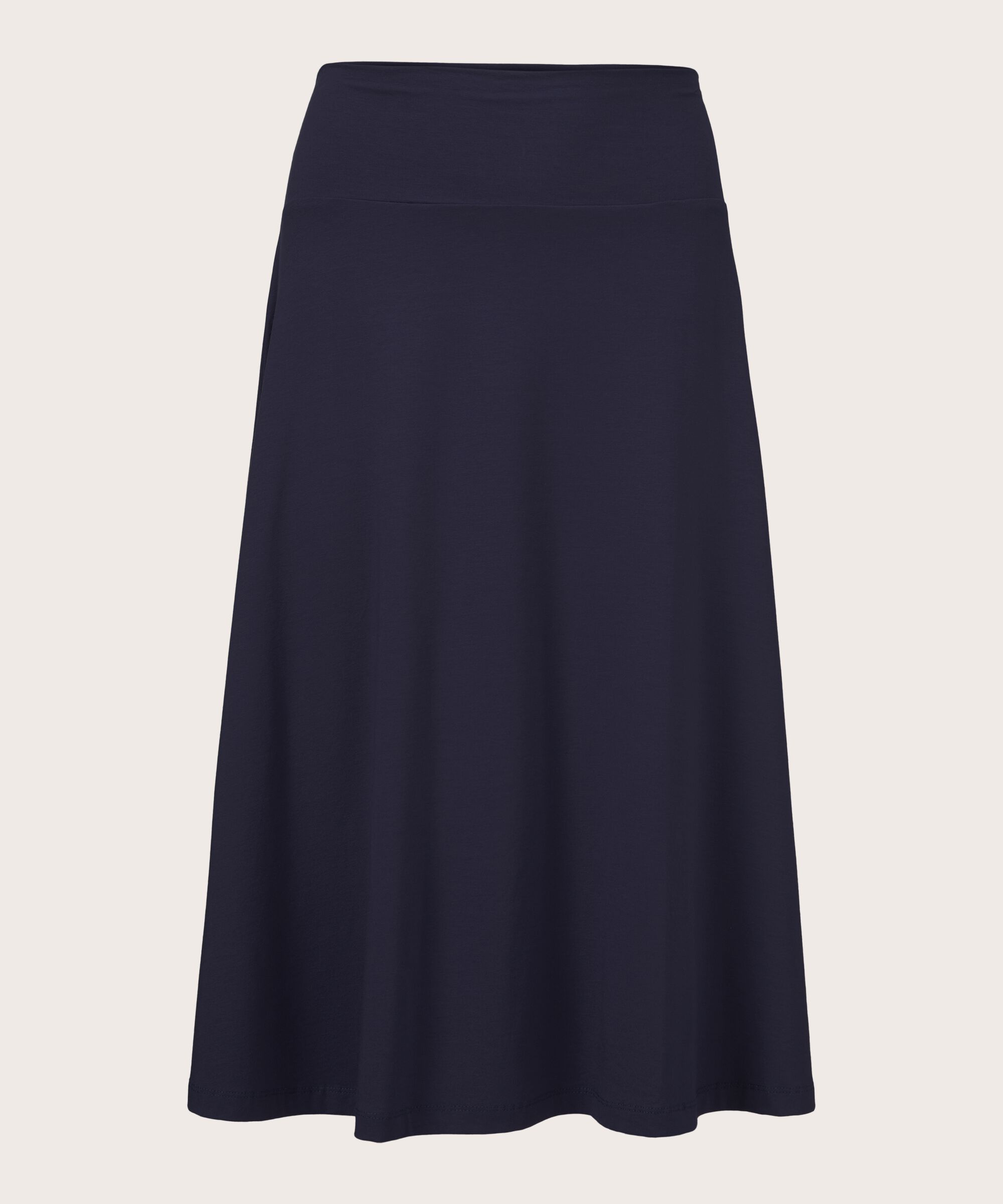 klassischer Jerseyrock mit Stretch, Navy