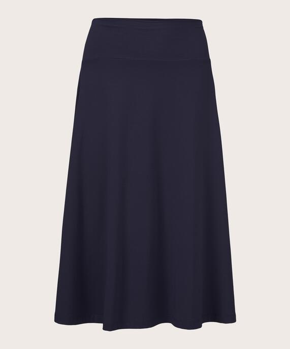 klassischer Jerseyrock mit Stretch, Navy