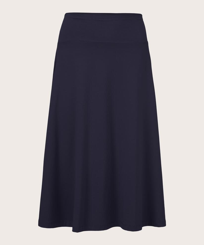 klassischer Jerseyrock mit Stretch, Navy