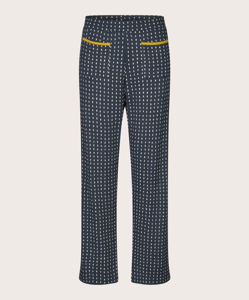 gepunktete Jerseyhose mit elastischem Bund, Mood Indigo