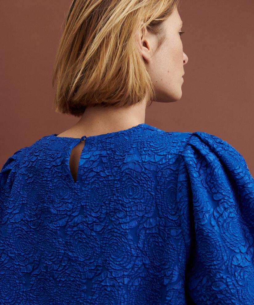 Kleid mit Rundhals und Puffärmeln, Surf the web