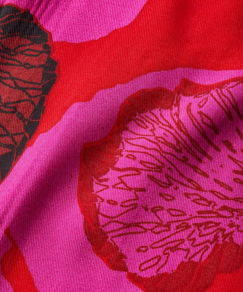 Viskosebluse Mit Knopfdetail, Haute Red
