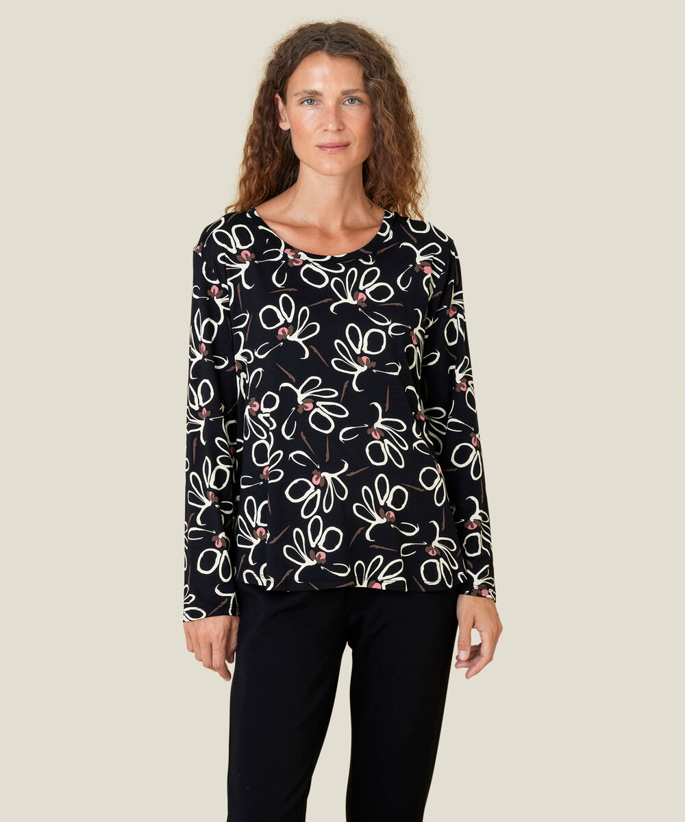 BADISNA JERSEY TOP, Dusty Rose