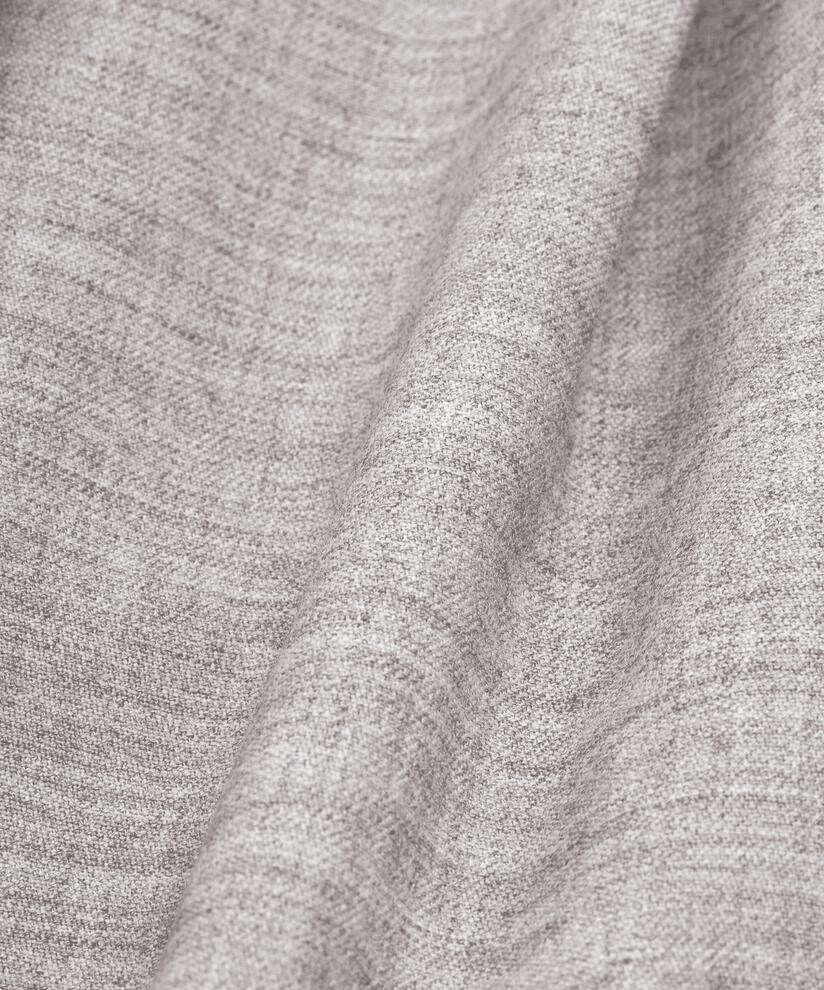 Hose mit hoher Taille und Falten vorne, L. Grey mel.
