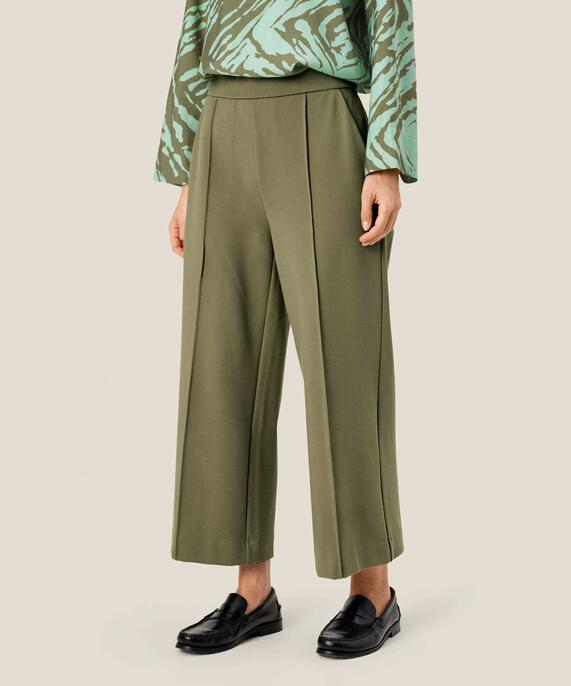 Schwere Jerseyhose Mit Taschen, D. Lichen Green