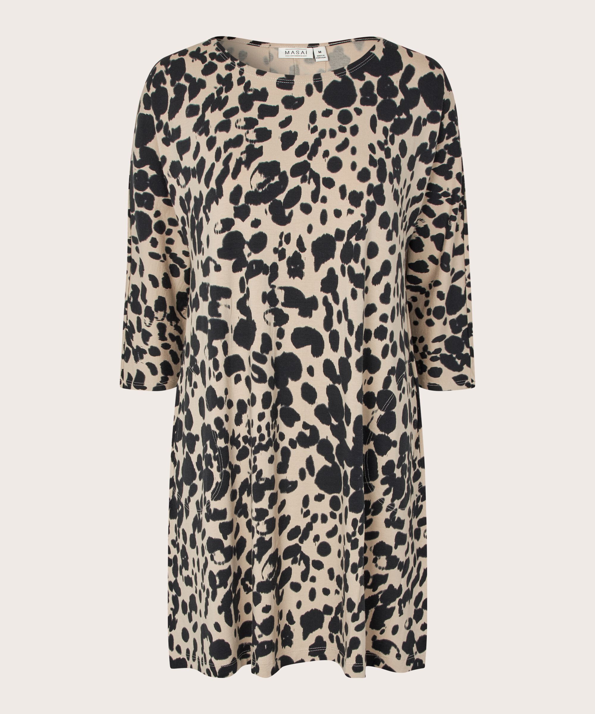 Langarm-tunika Aus Jersey Mit Eingrifftaschen, Oxford Tan