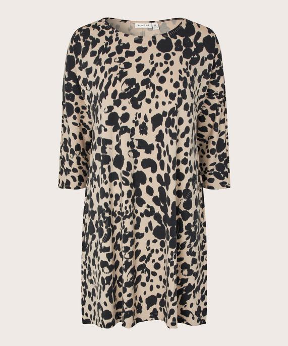 Langarm-tunika Aus Jersey Mit Eingrifftaschen, Oxford Tan