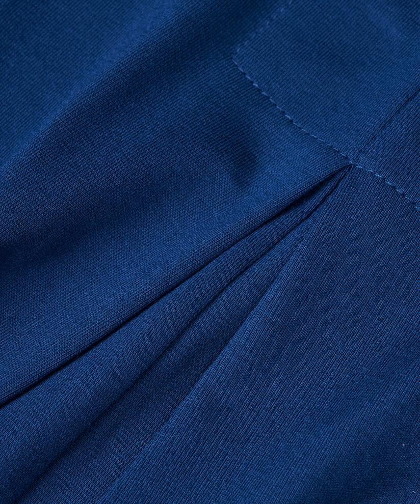 Jersey-tunika Mit Rundhals Und Eingrifftaschen, Navy Peony