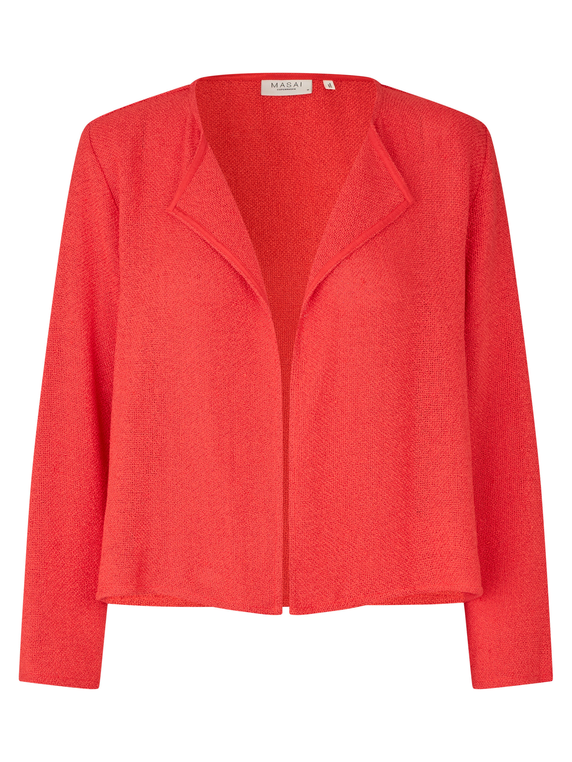 Kurze Jacke Aus Boucl&eacute;, Poinsettia