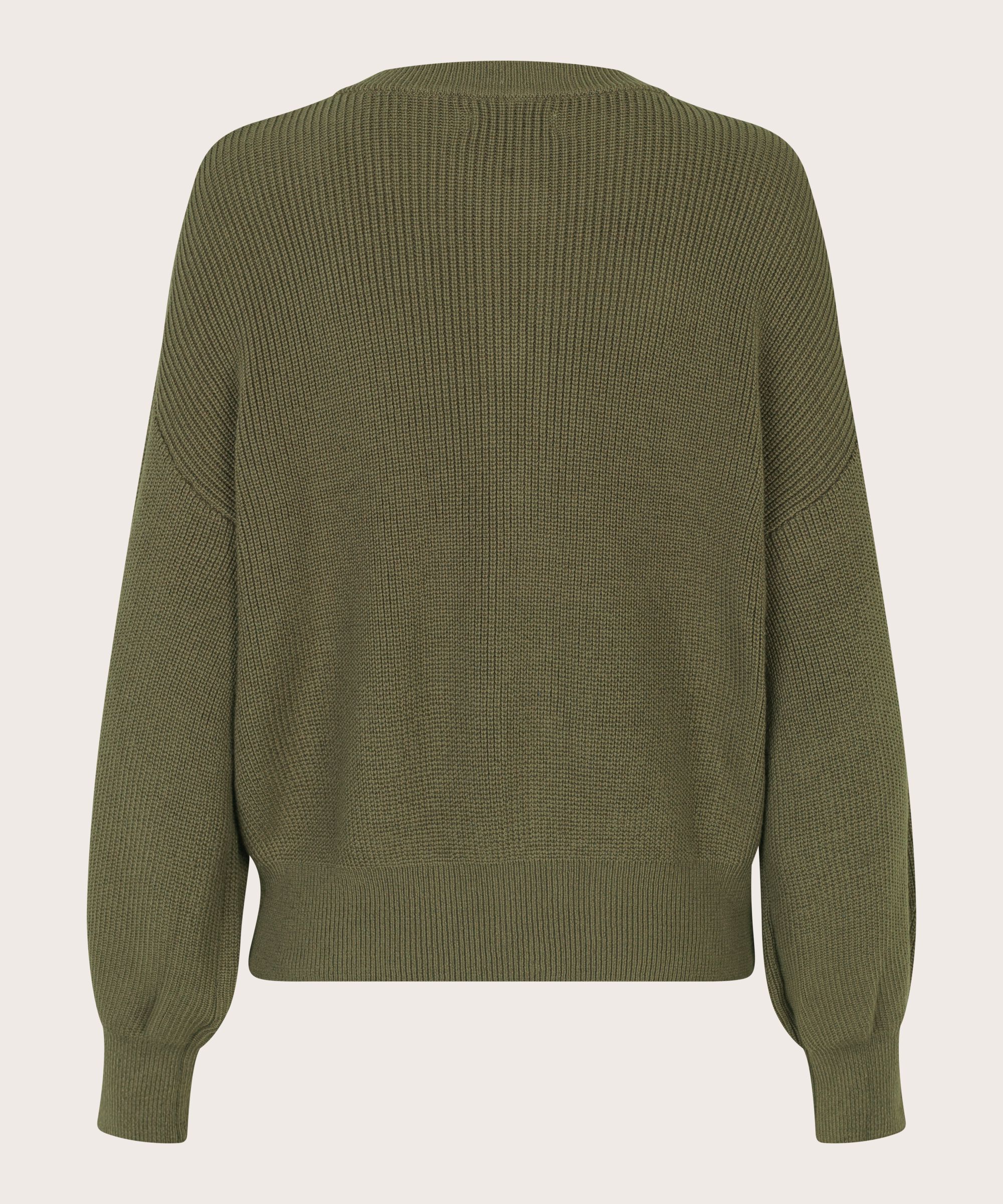 Strickjacke mit gerippten Kanten, Sea Turtle