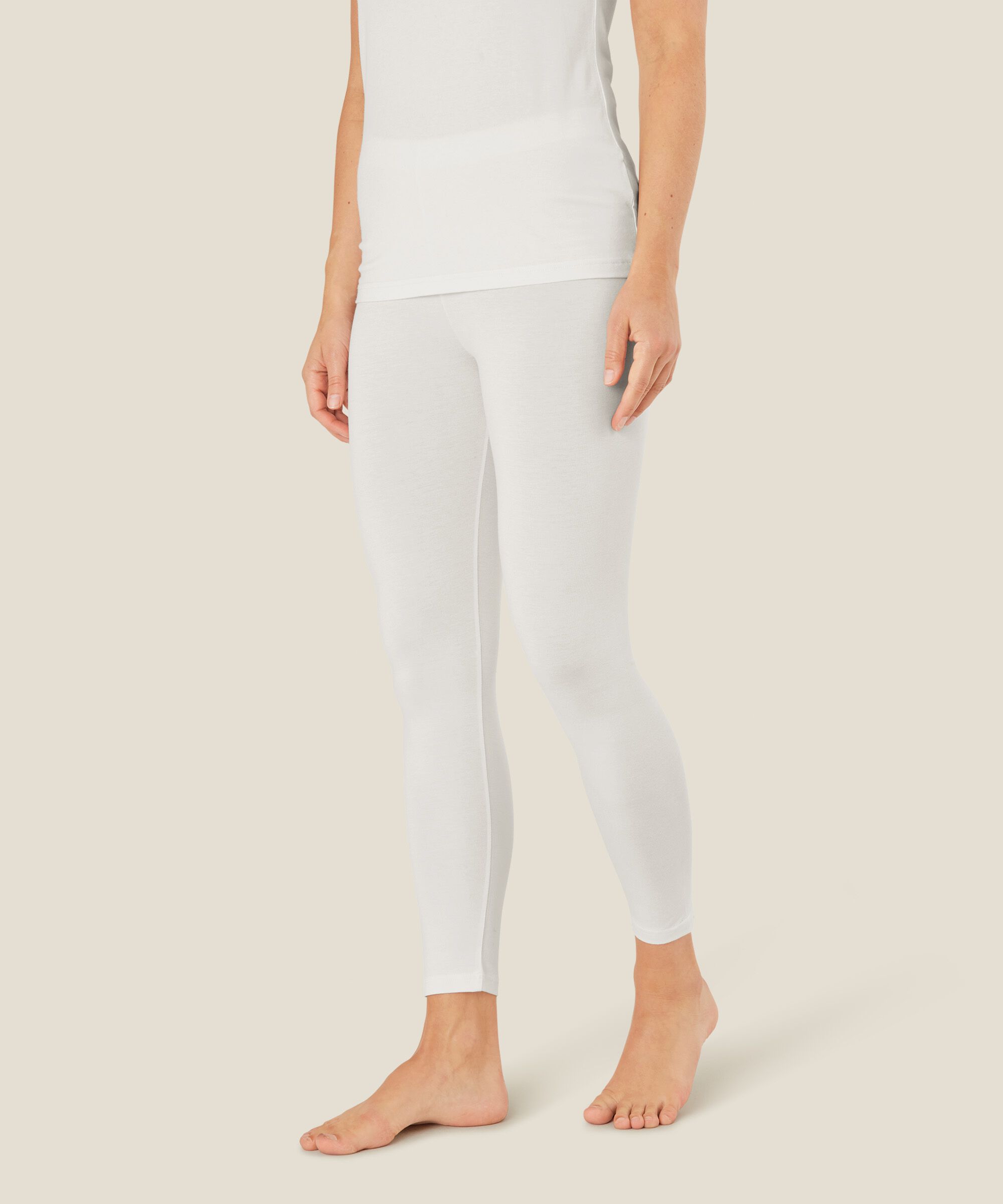 Weiche Jersey-leggings, Cream