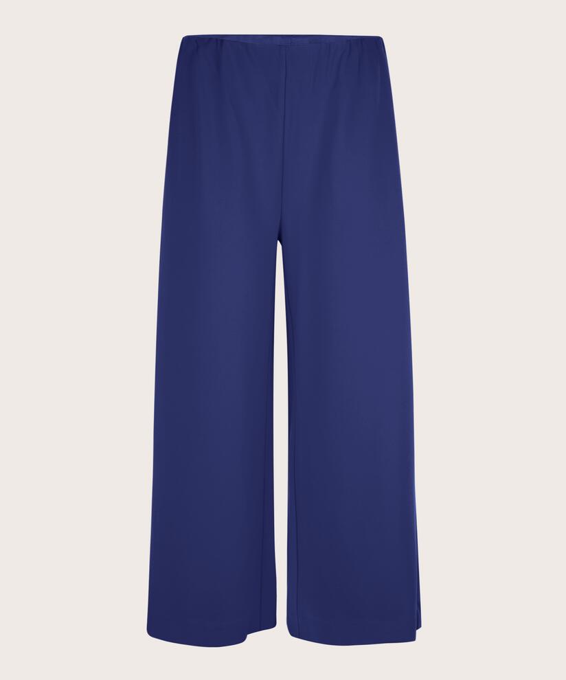 Schwere Jerseyhose mit weitem Bein, Medieval blue