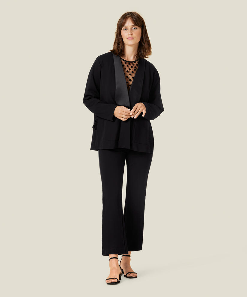 JENNY JERSEY JACKE, Black